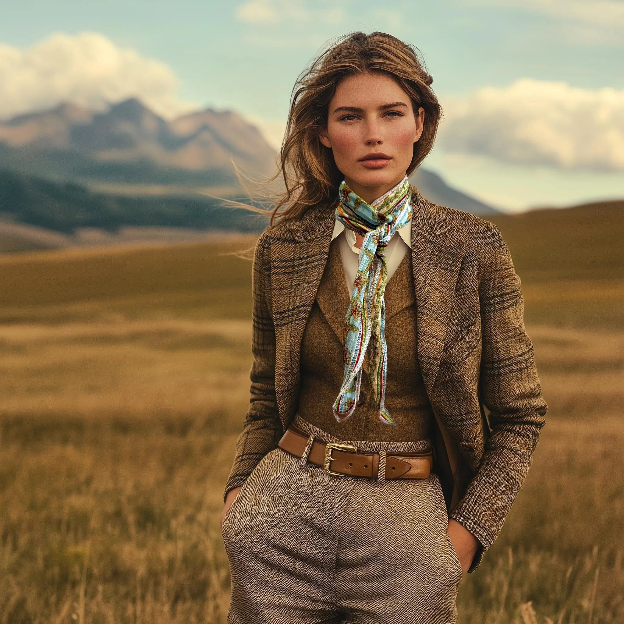 Amalfi Evening Neck Scarf Late Sunday Afternoon Magazine & Factory