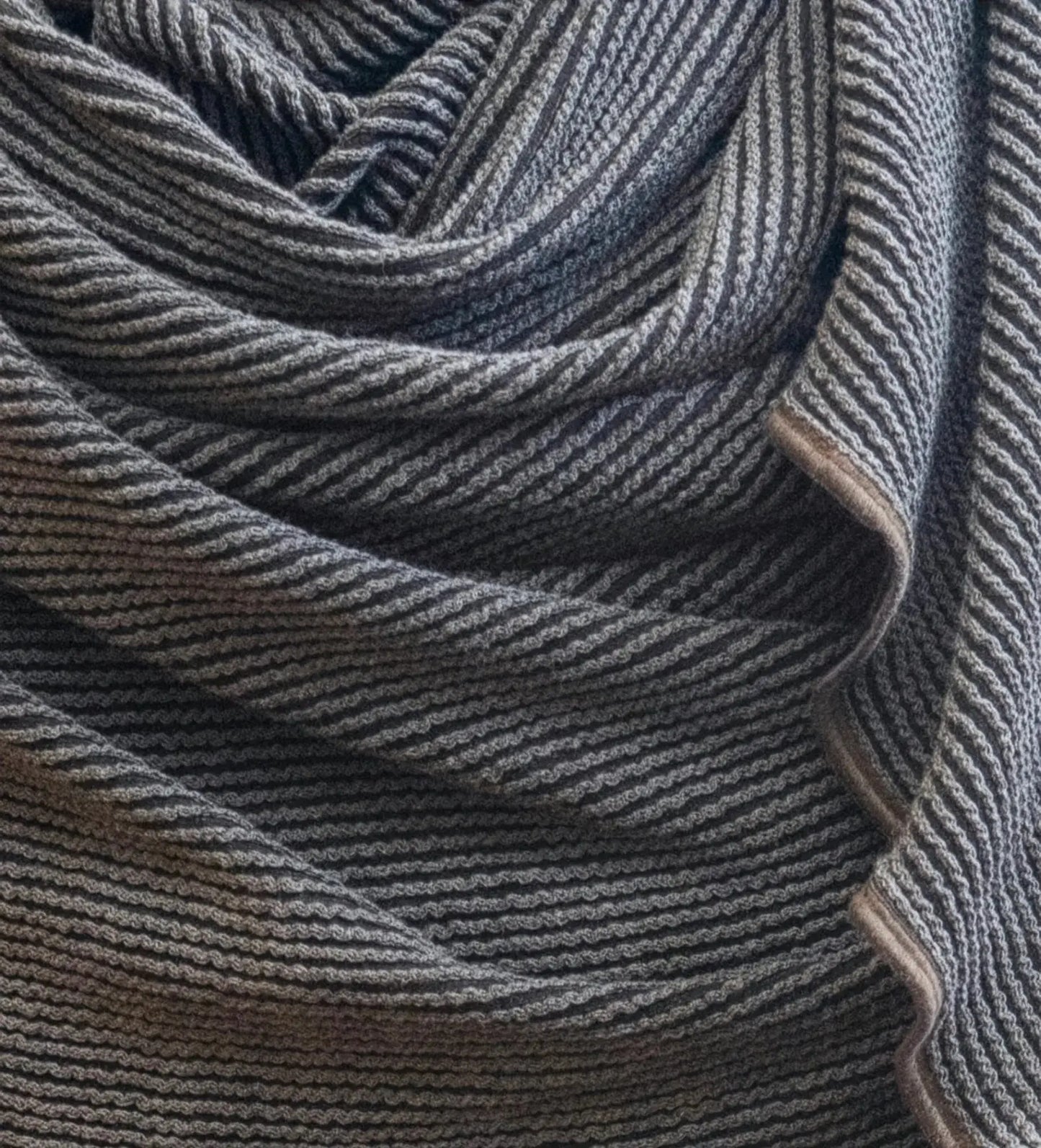 Charcoal DNA Scarf Late Sunday Afternoon Magazine & Factory