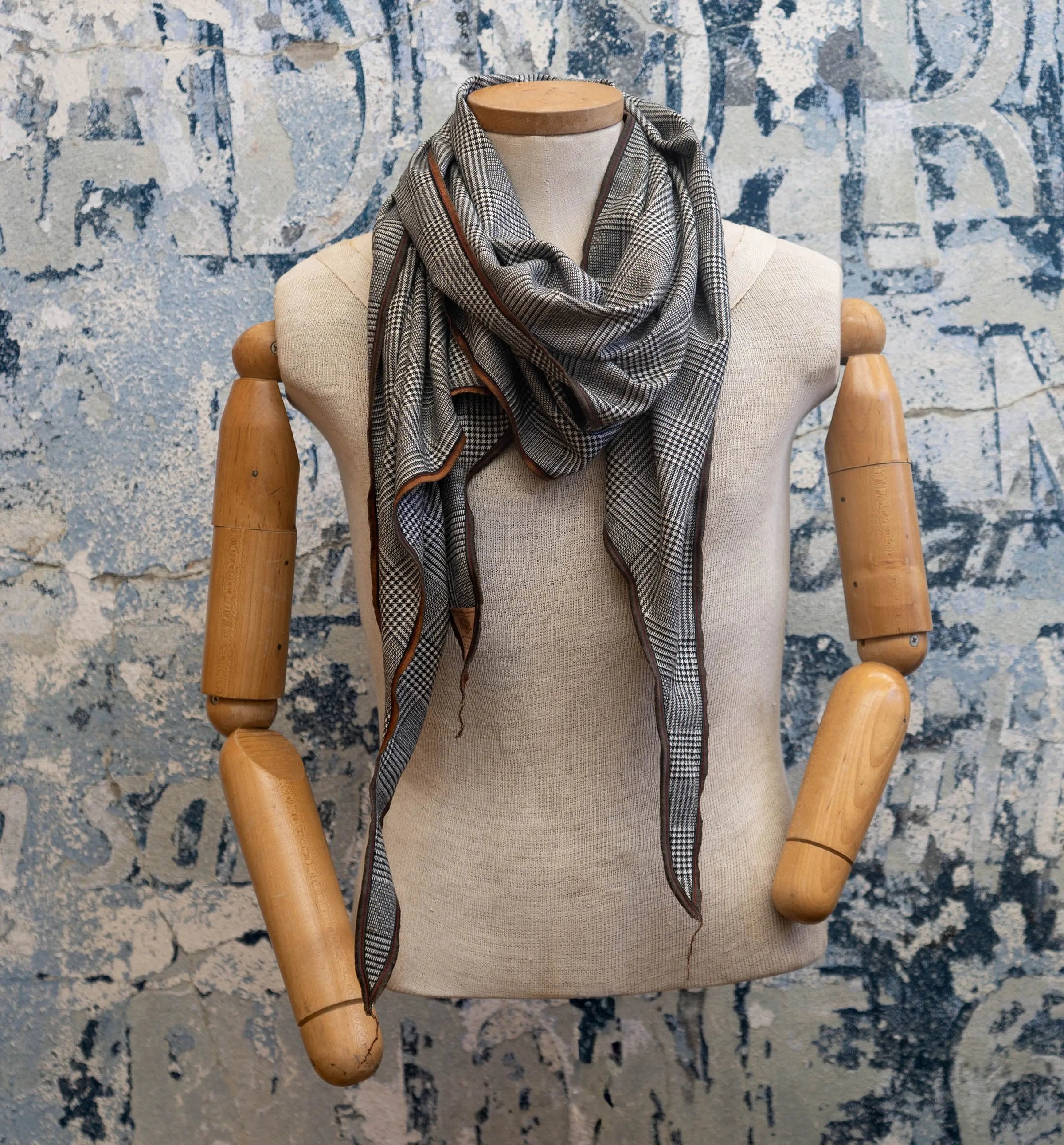 Checkmate Houndstooth Scarf Late Sunday Afternoon Magazine & Factory