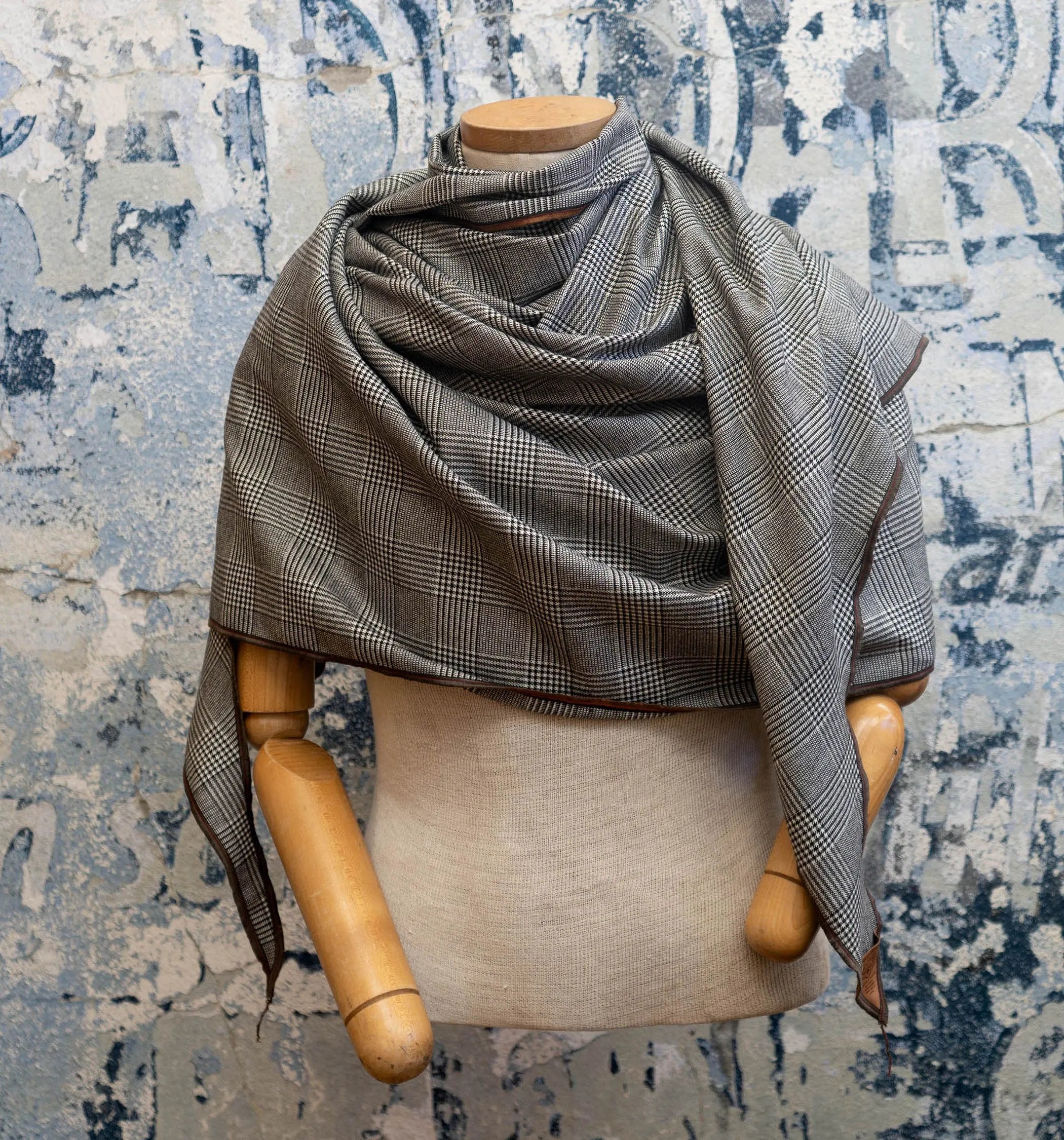 Checkmate Houndstooth Scarf Late Sunday Afternoon Magazine & Factory