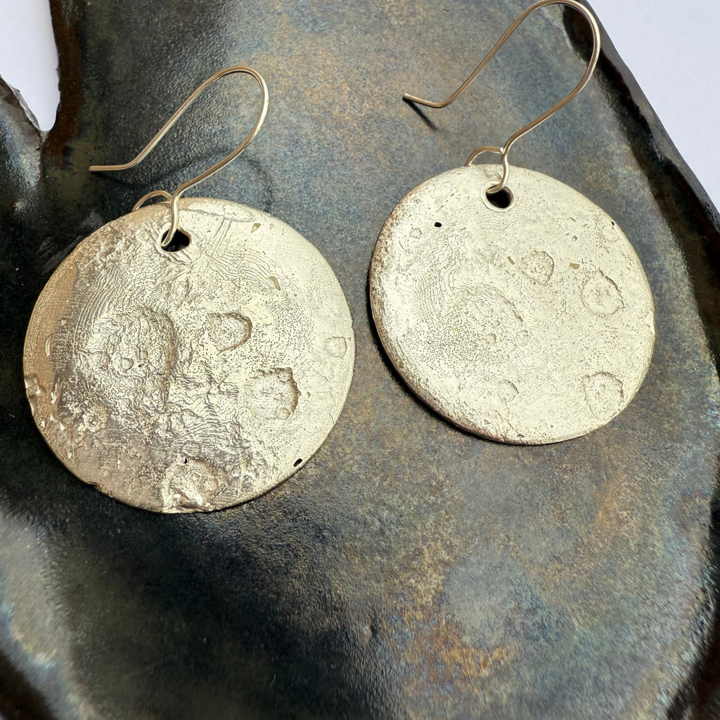 By the Light of the Moon Earrings Sunhawk Studio