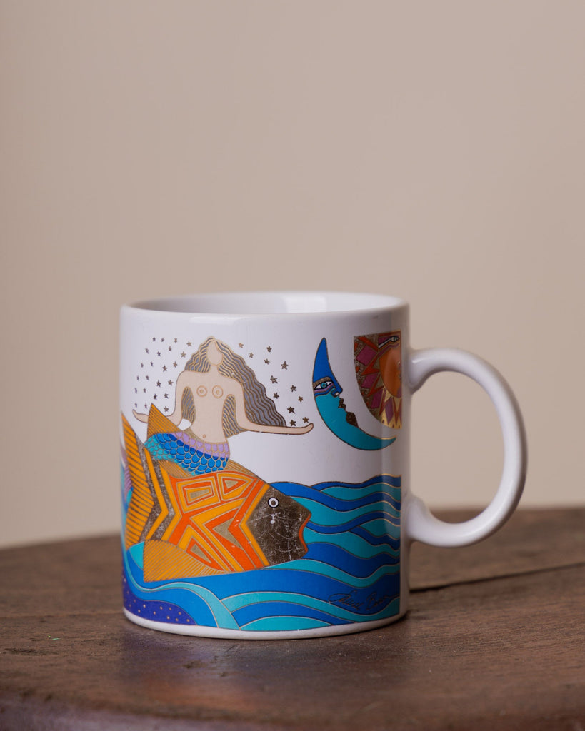 Vintage 90's Laurel Burch Mug Late Sunday Afternoon