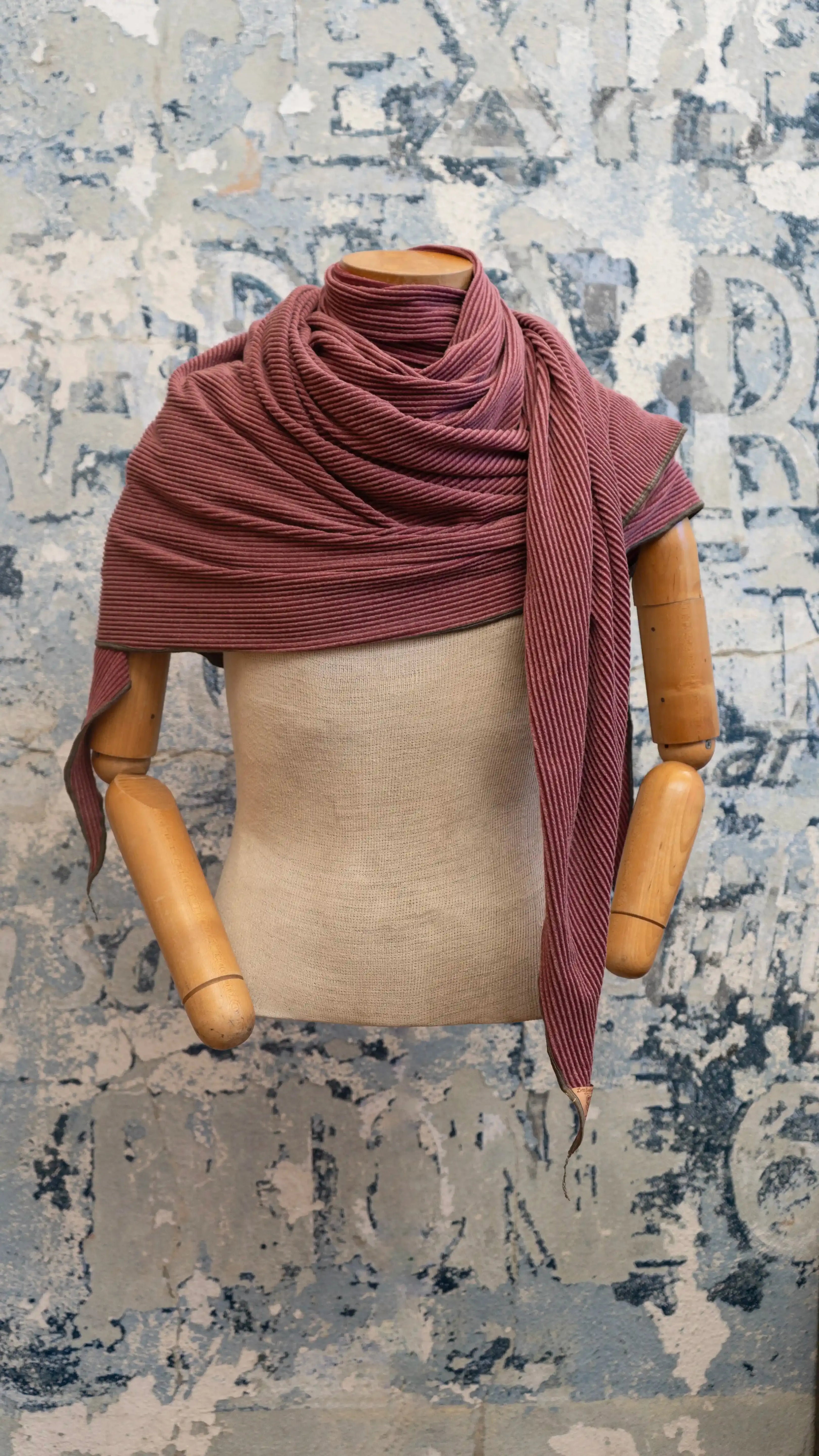 Burgundy DNA Scarf Late Sunday Afternoon Magazine & Factory