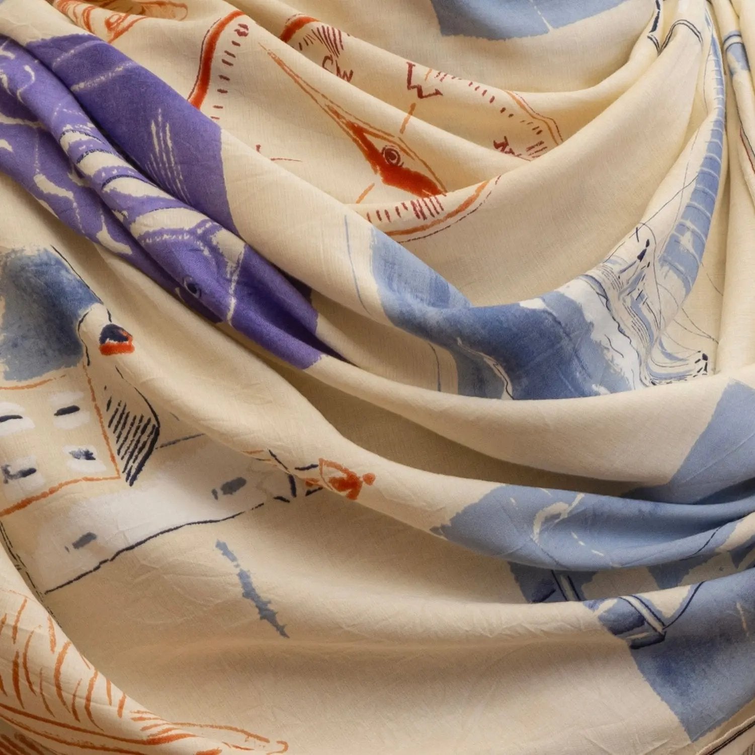 Cape Cod Scarf Late Sunday Afternoon