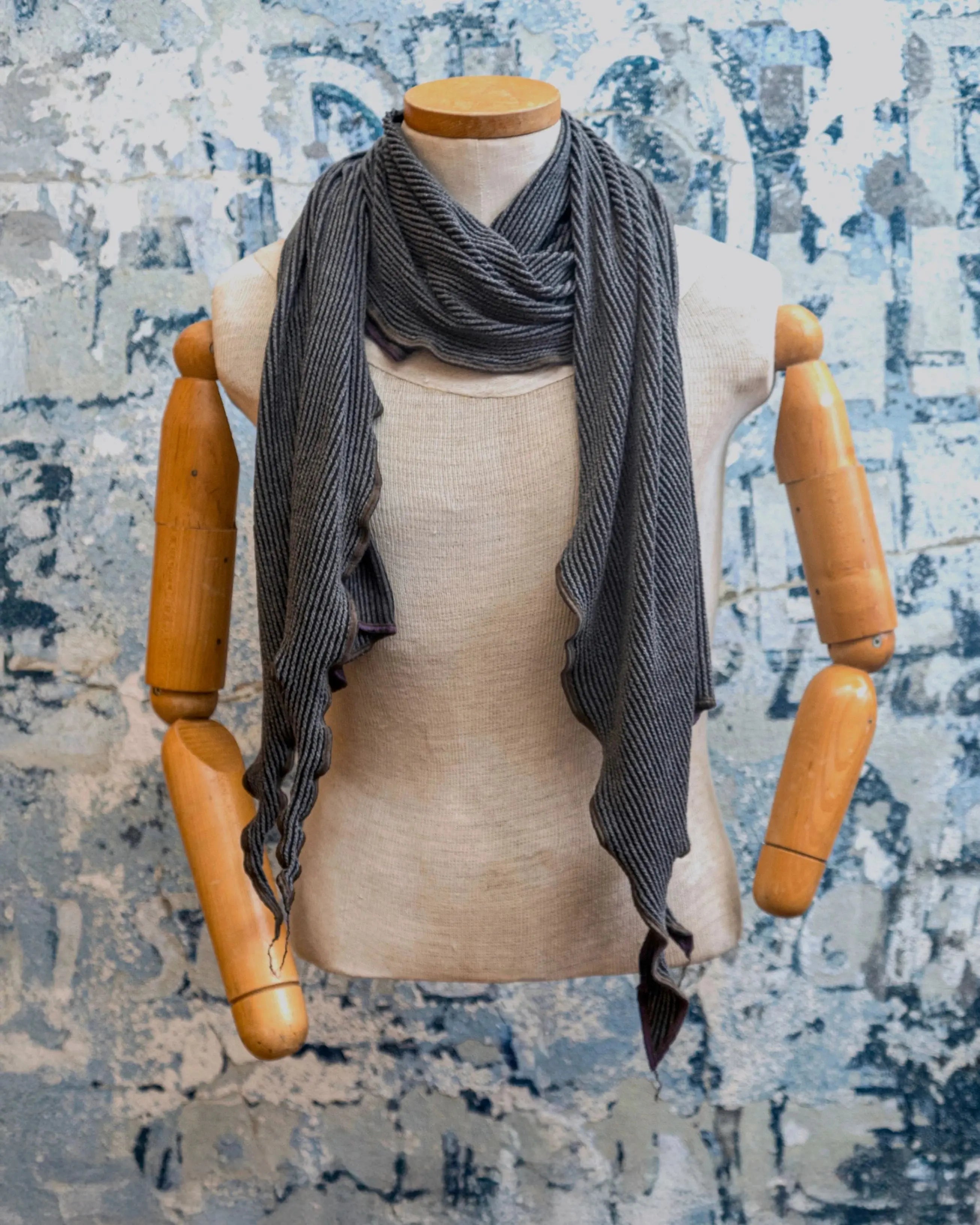 Charcoal DNA Scarf Late Sunday Afternoon Magazine & Factory