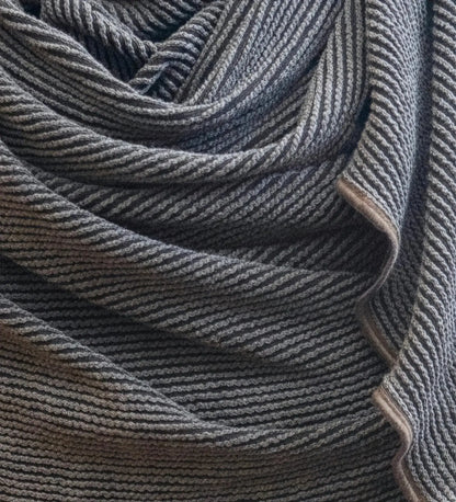 Charcoal DNA Scarf Late Sunday Afternoon Magazine & Factory
