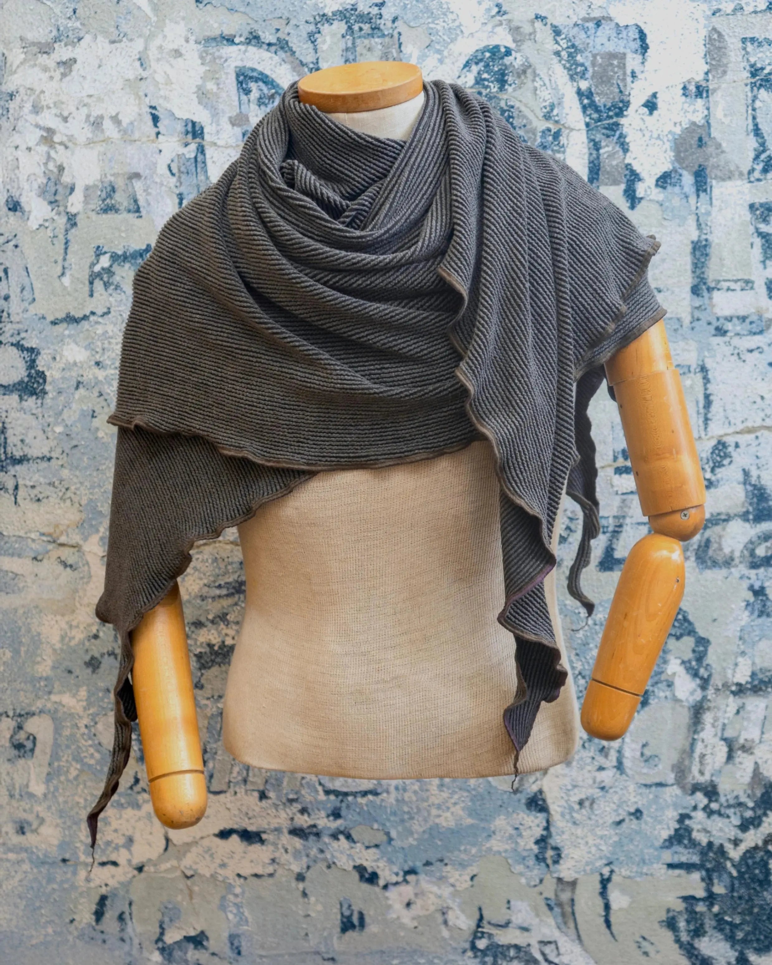 Charcoal DNA Scarf Late Sunday Afternoon Magazine & Factory