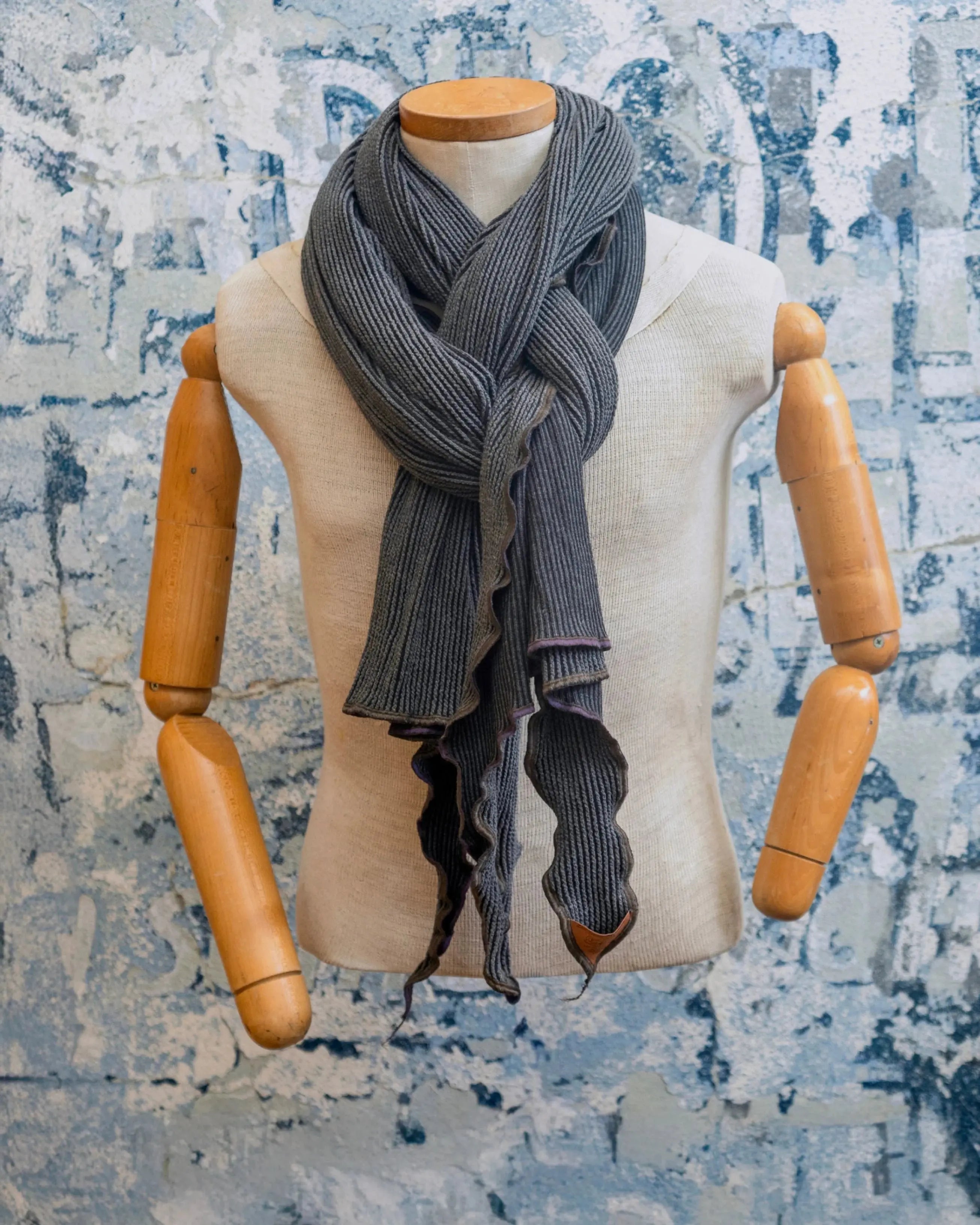 Charcoal DNA Scarf Late Sunday Afternoon Magazine & Factory
