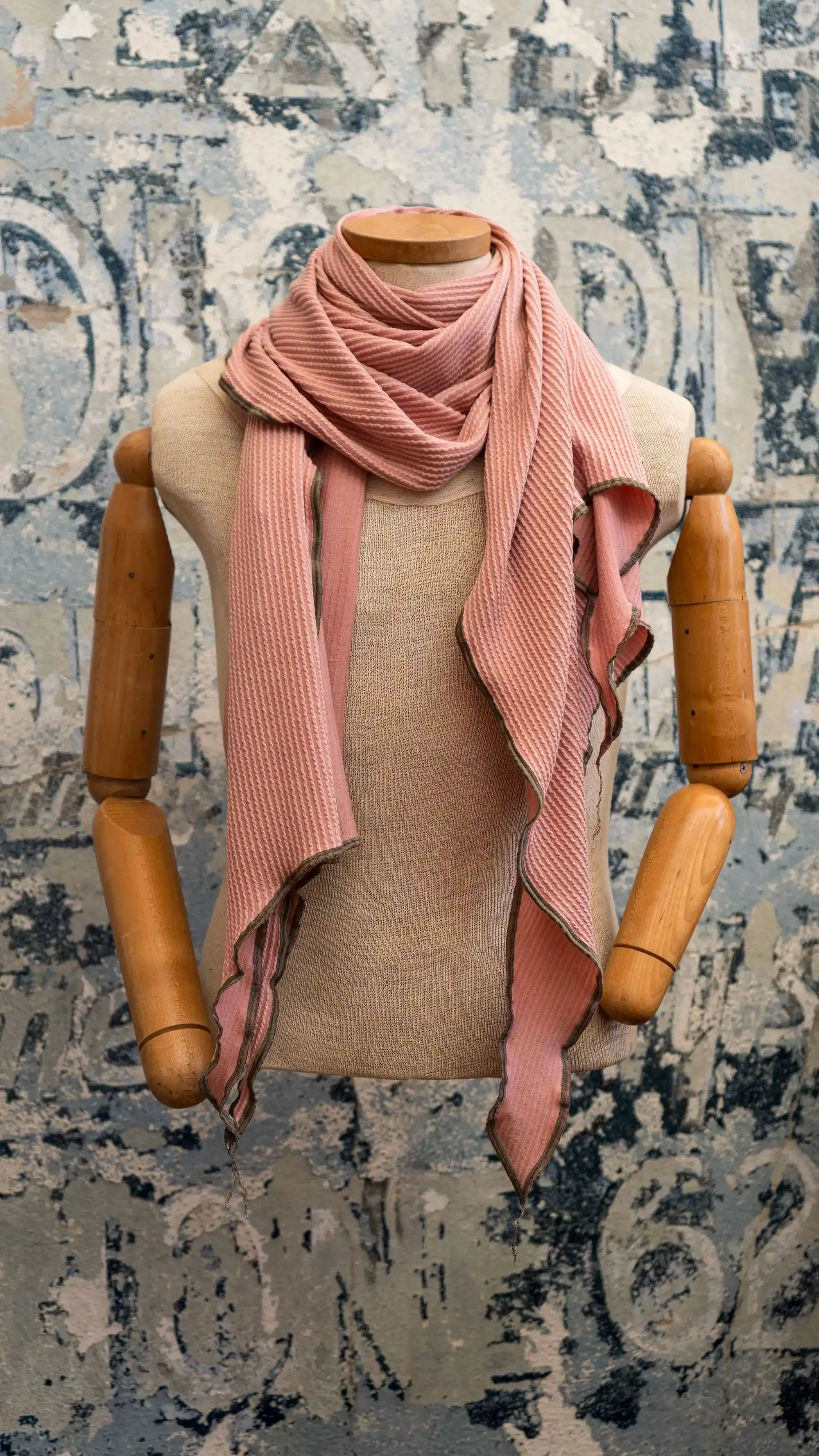 Dusty Rose DNA Scarf Late Sunday Afternoon Magazine & Factory