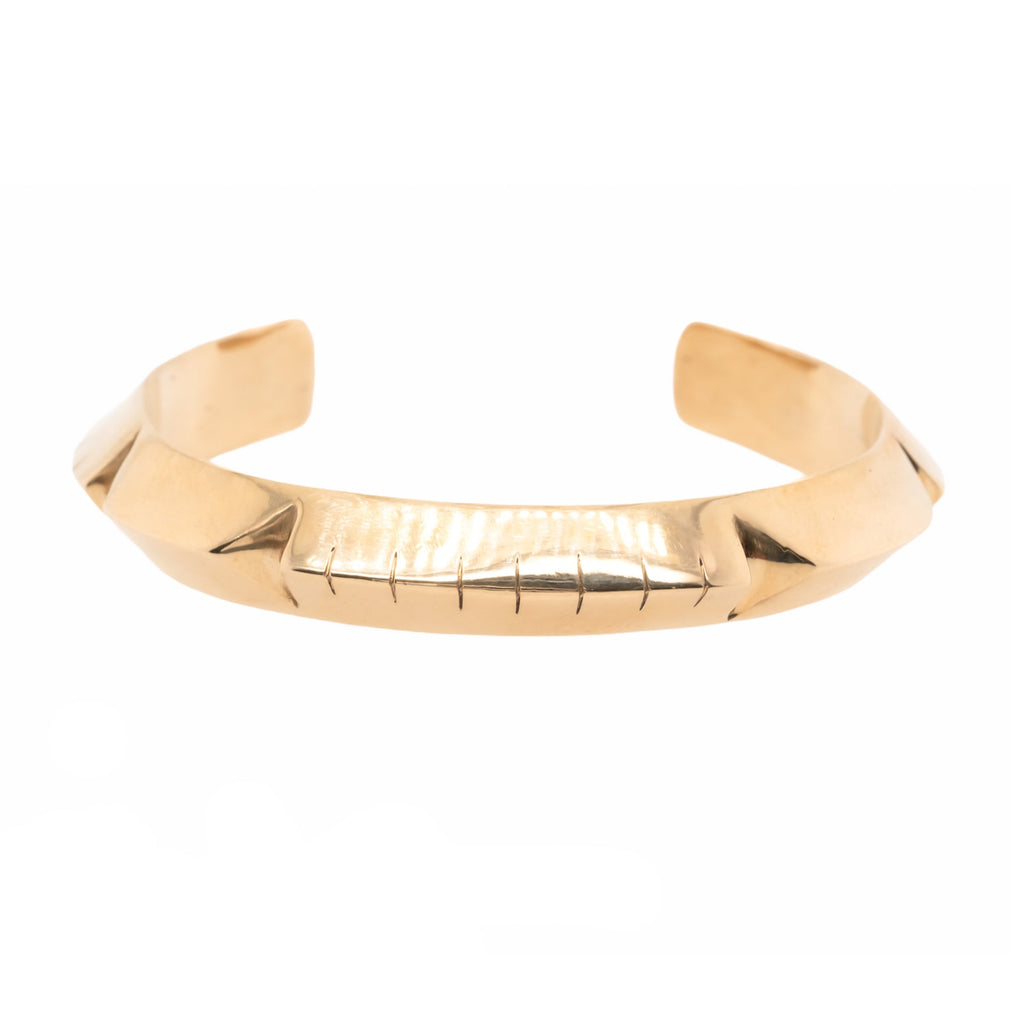 Grande Brass Helena Cuff Bracelet Young in the Mountains