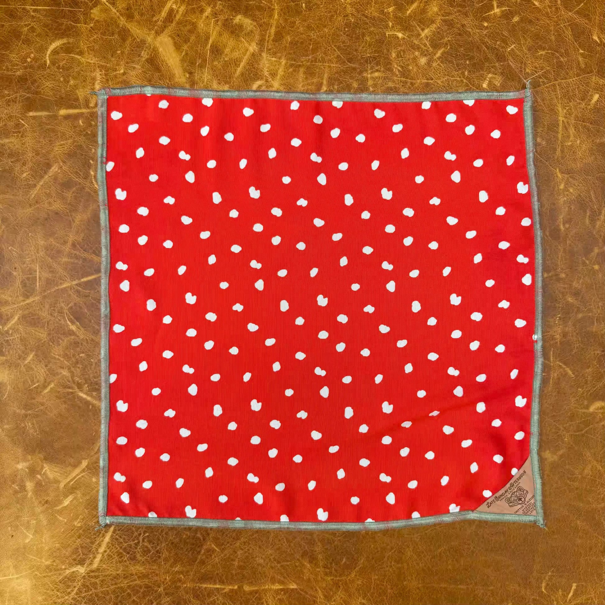 Spots of Summer Pocket Square Late Sunday Afternoon Magazine & Factory