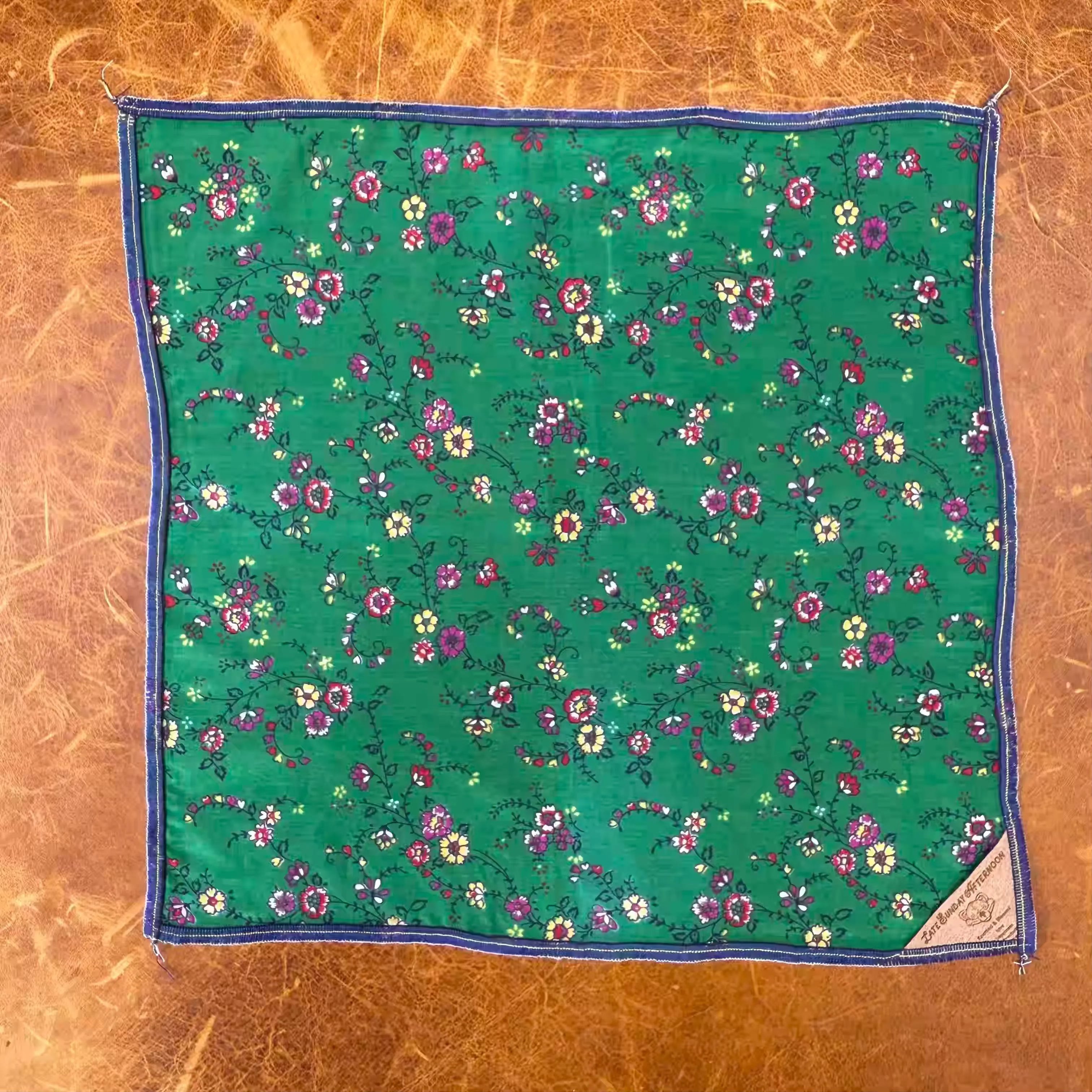 Kelly Blooms Pocket Square Late Sunday Afternoon Magazine & Factory