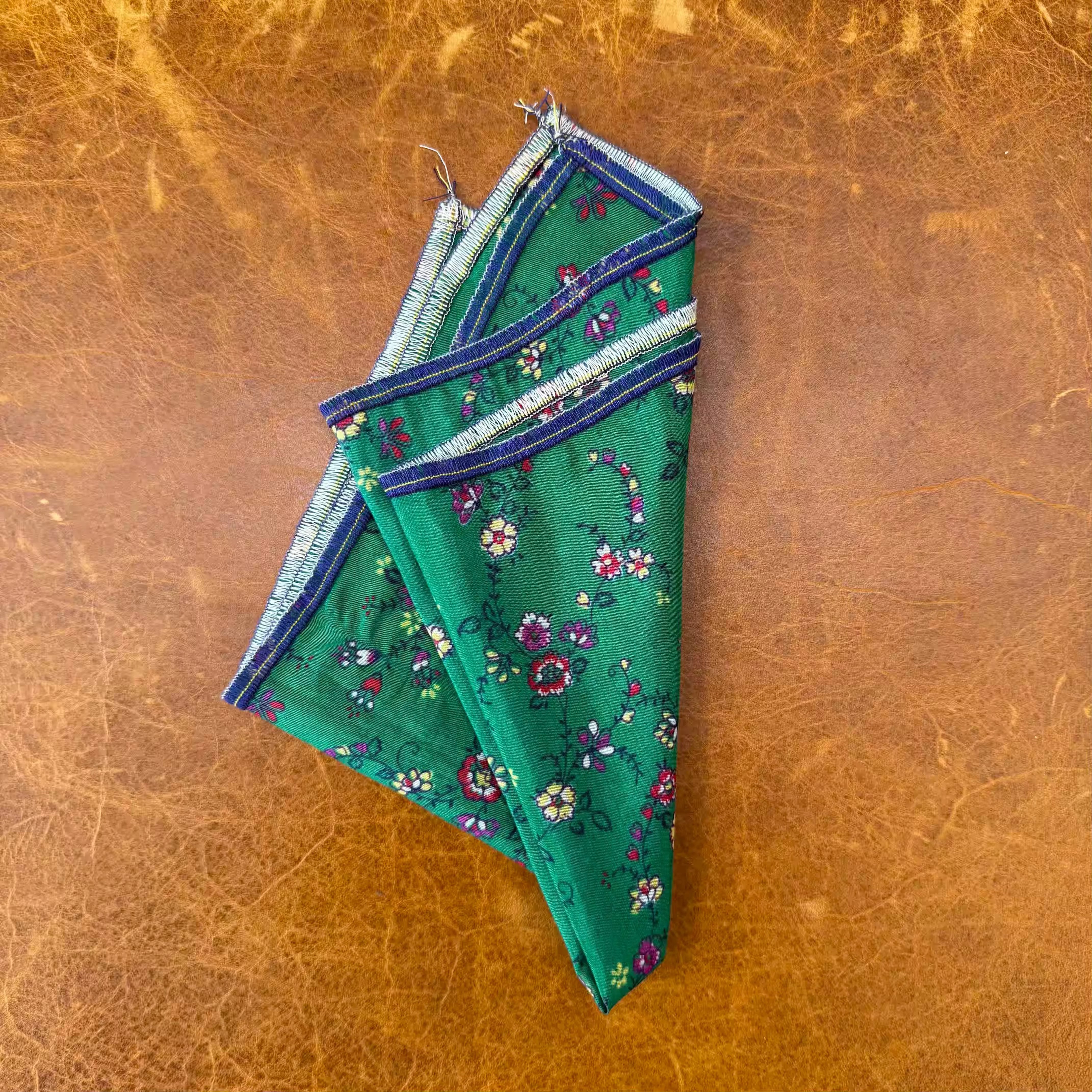 Kelly Blooms Pocket Square Late Sunday Afternoon Magazine & Factory