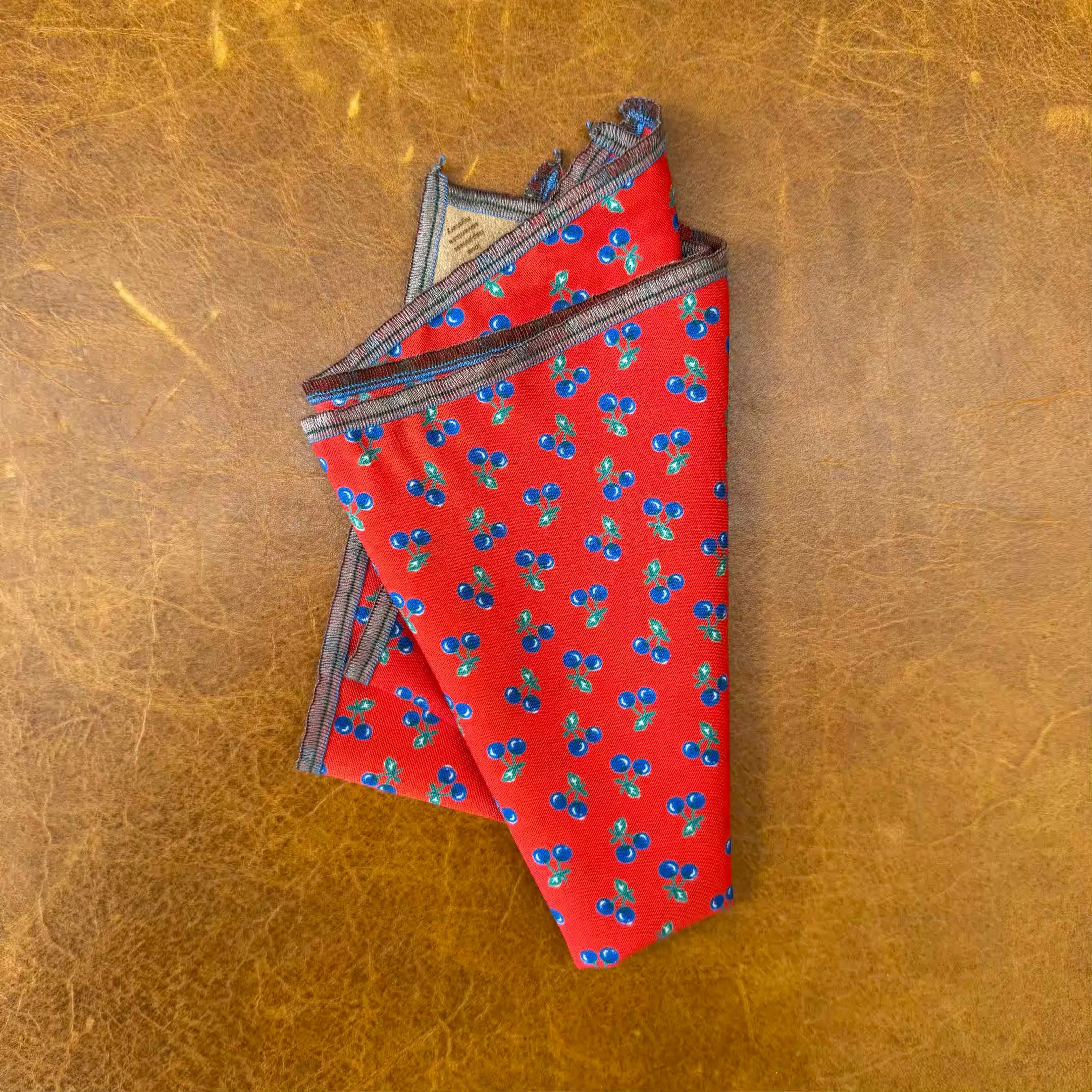 Yoshi Snacks Pocket Square Late Sunday Afternoon Magazine & Factory