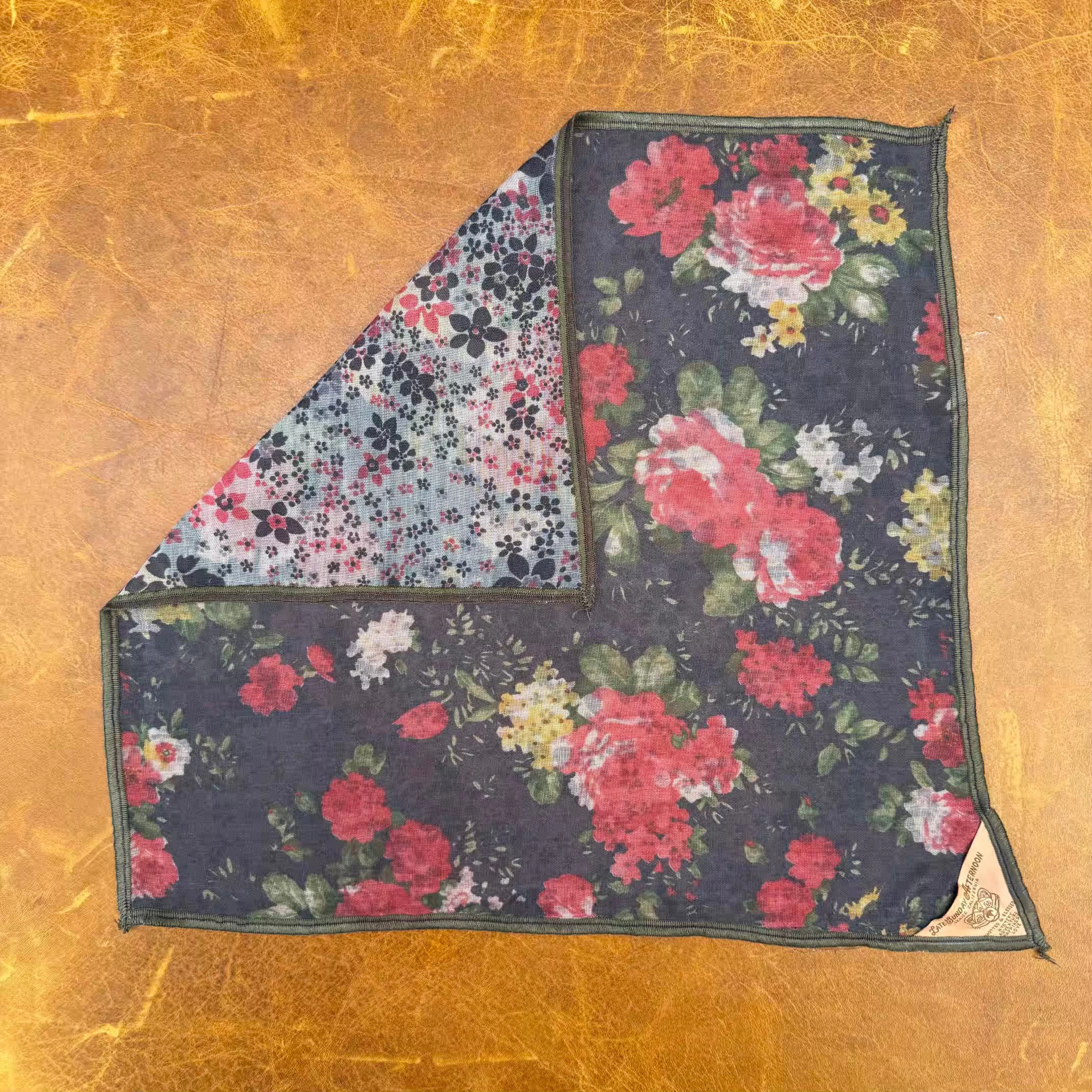 Tokyo Blossoms Pocket Square Late Sunday Afternoon Magazine & Factory