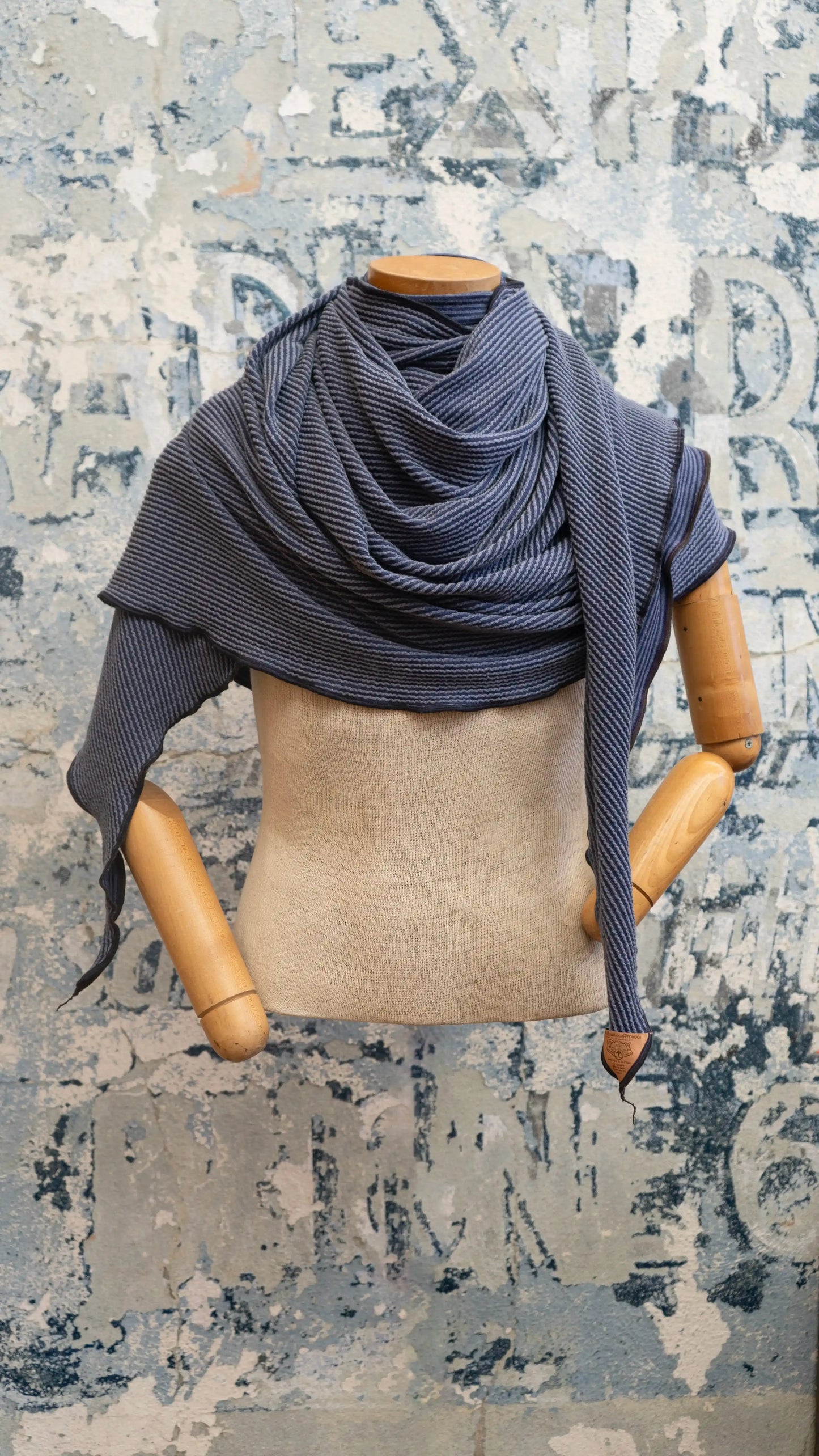 Indigo DNA Scarf Late Sunday Afternoon Magazine & Factory