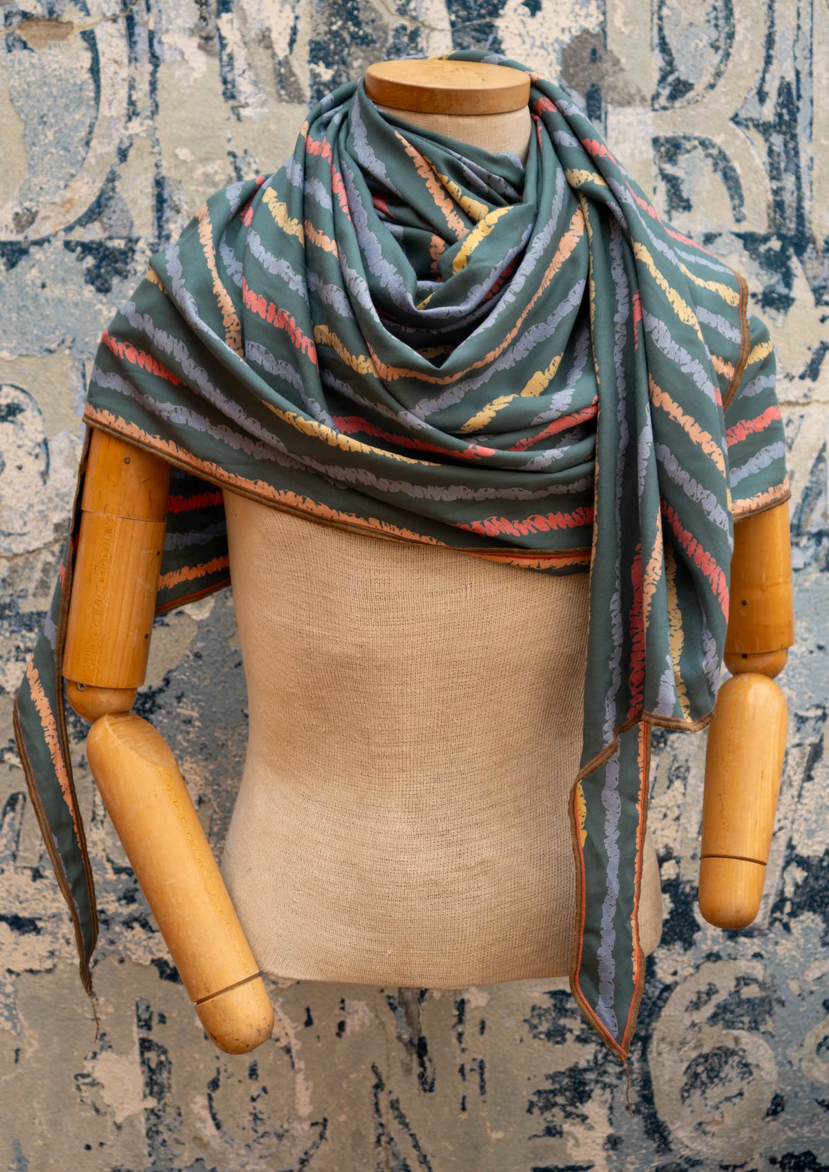 Land of Enchantment Scarf, a soft, durable scarf with a weighted drape