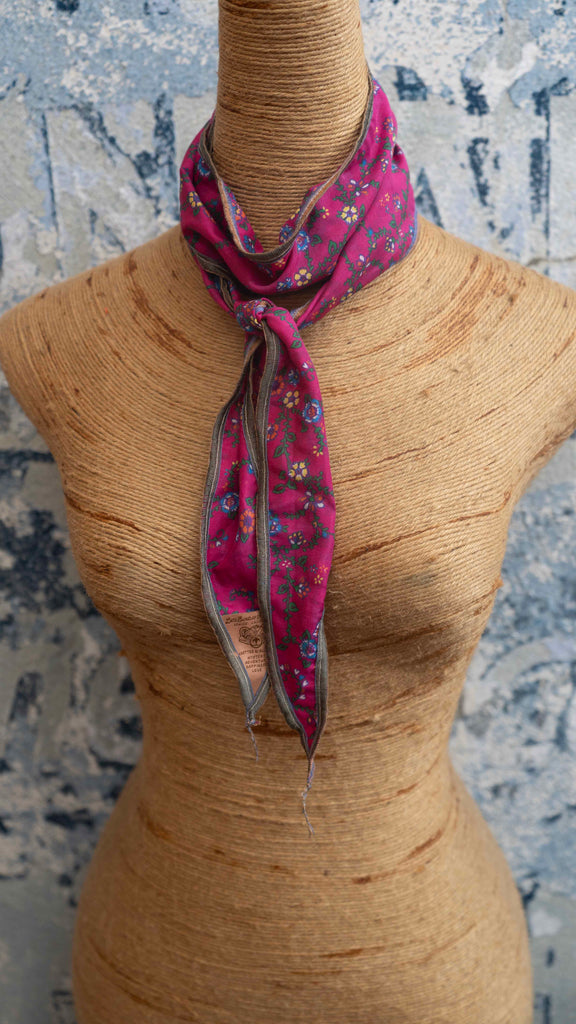 Magenta Summer Neck Scarf Late Sunday Afternoon Magazine & Factory