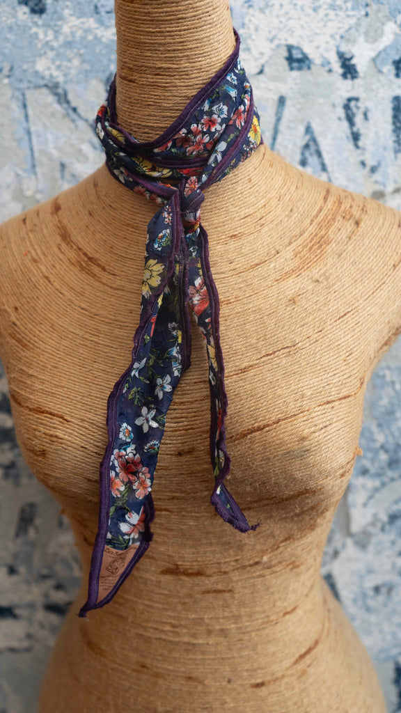 Madam Flower Neck Scarf Late Sunday Afternoon Magazine & Factory