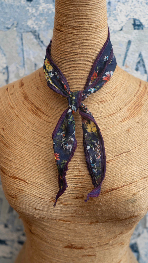 Madam Flower Neck Scarf Late Sunday Afternoon Magazine & Factory
