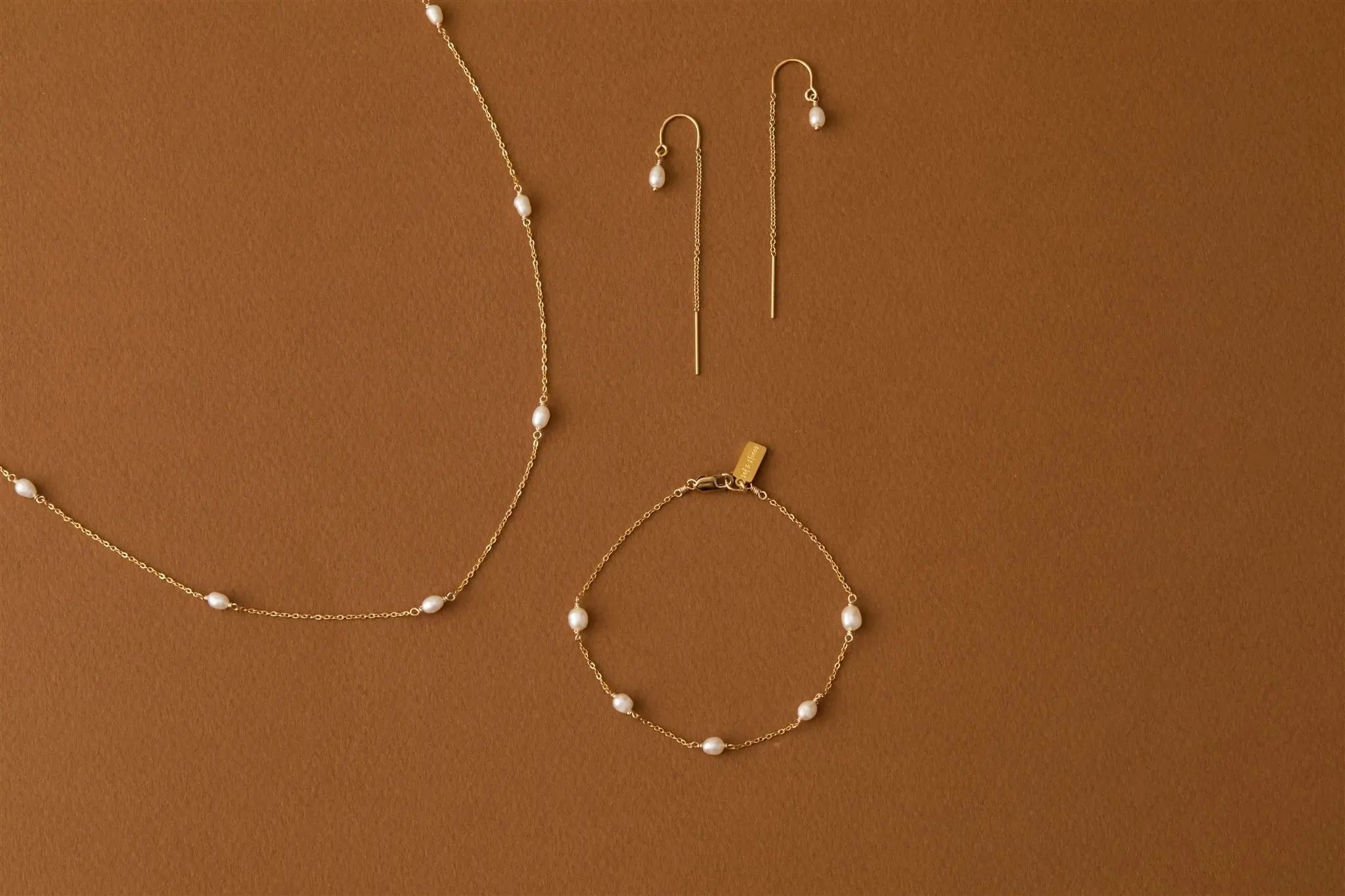 Madeline Threaders Set & Stones