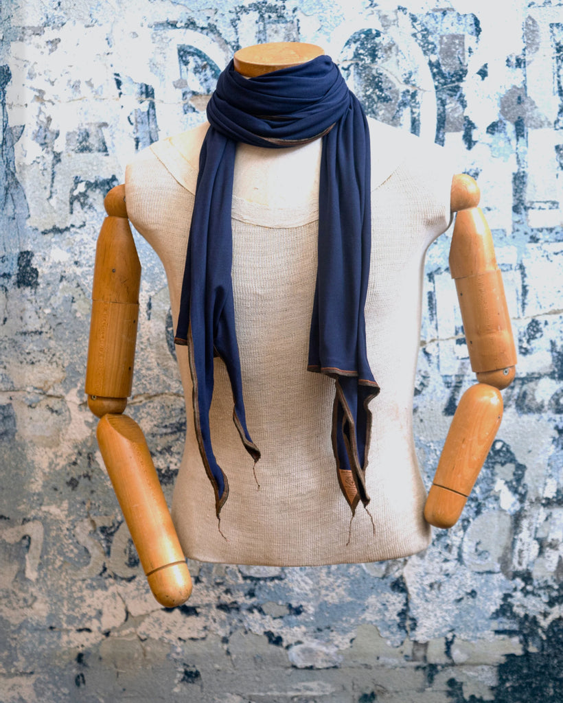 Navy Snuggles Scarf Late Sunday Afternoon Magazine & Factory