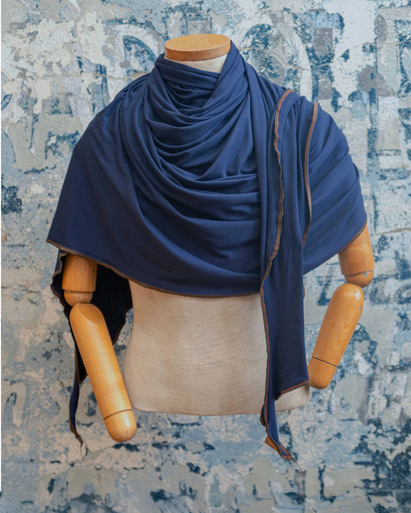 Navy Snuggles Scarf Late Sunday Afternoon Magazine & Factory