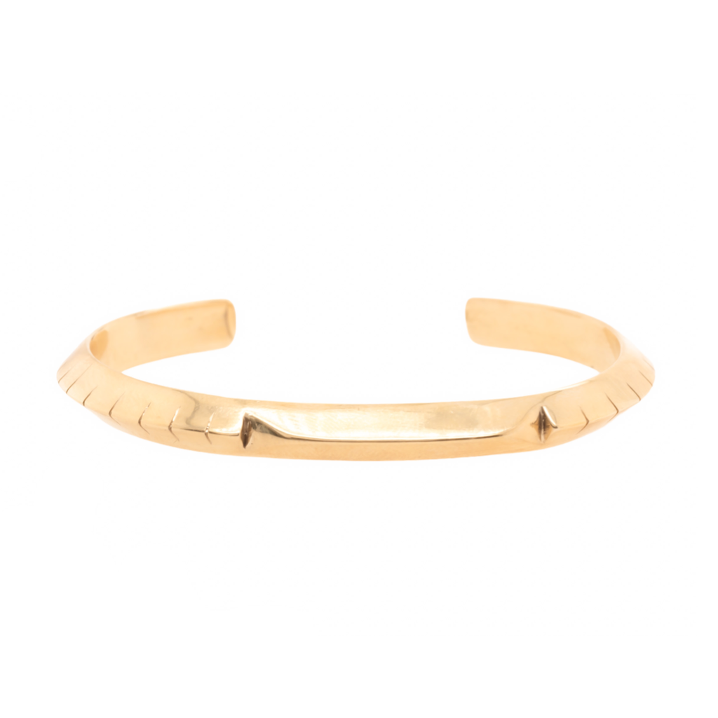 Small Brass Helena Cuff Bracelet Young in the Mountains