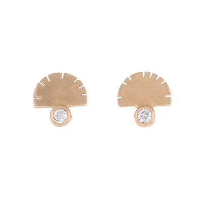.10 ct. White Diamond Aquilla Earrings Young in the Mountains