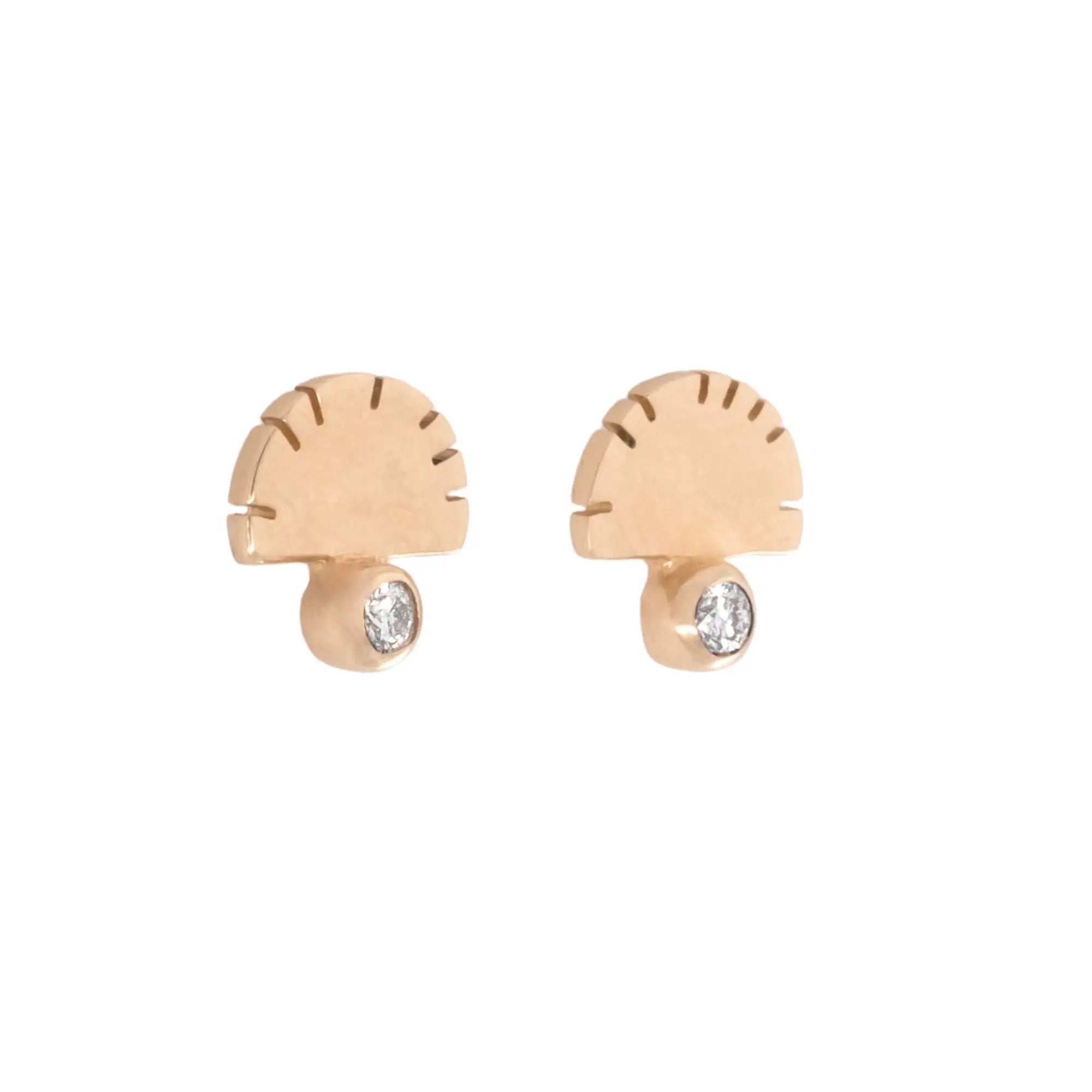 .10 ct. White Diamond Aquilla Earrings Young in the Mountains