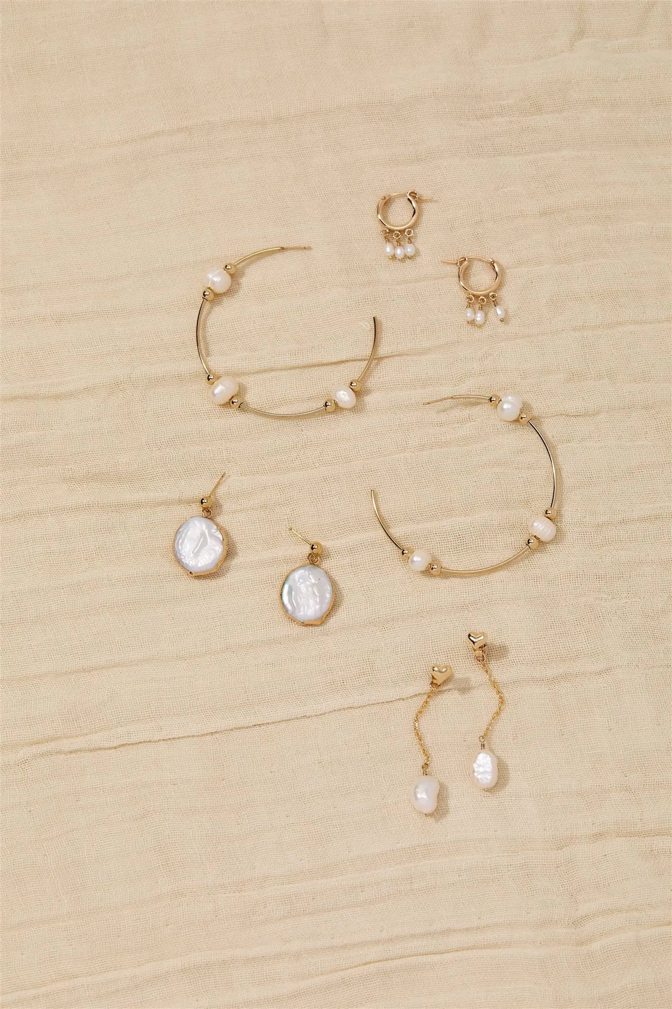 Gracie Earrings Set & Stones