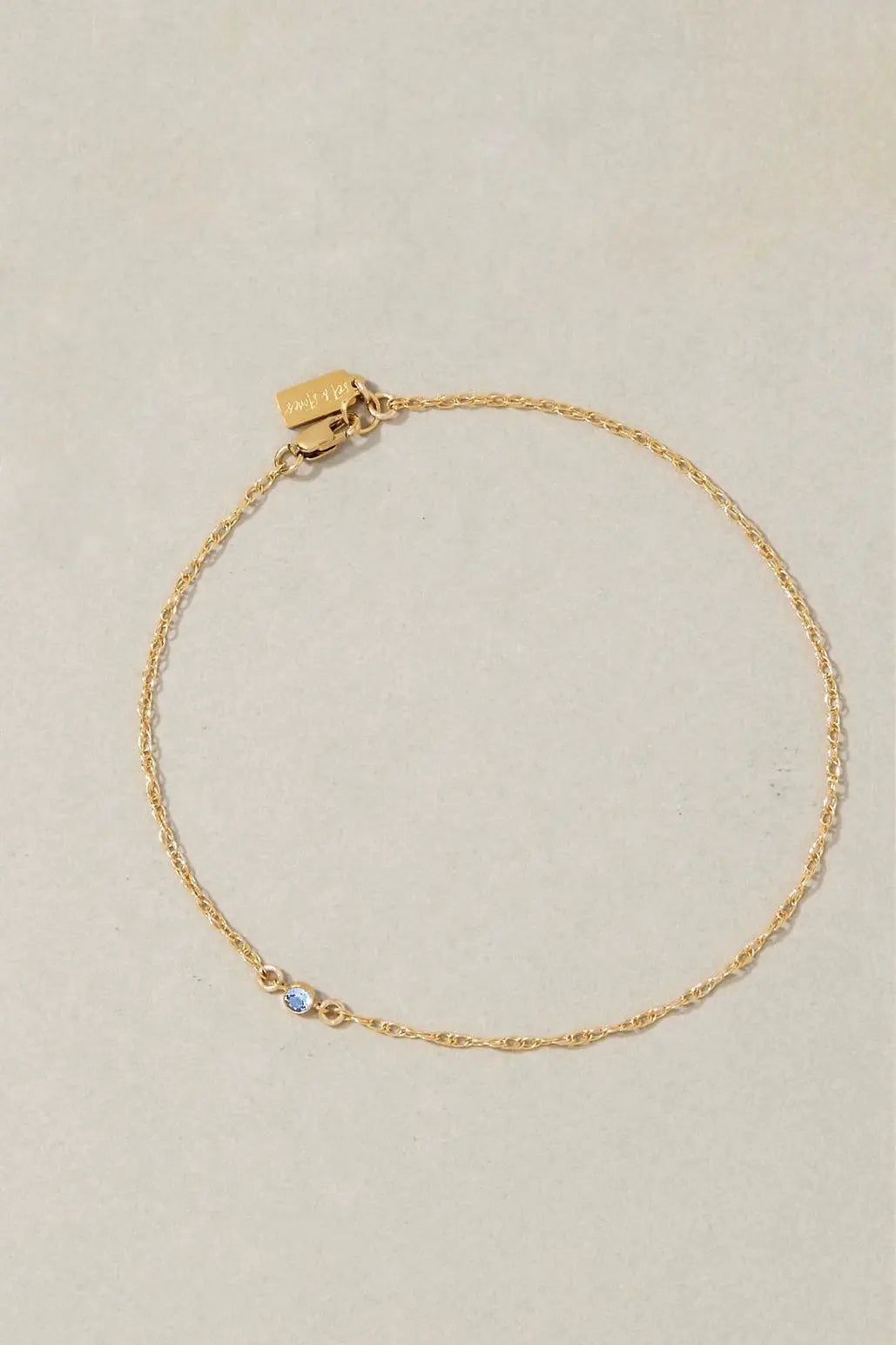 Something Blue Anklet Set & Stones