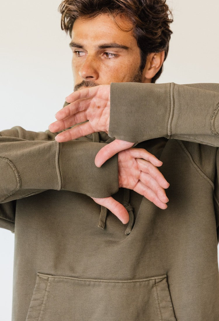 Thumb hole cuffs, and the label inside the Apollo X hood