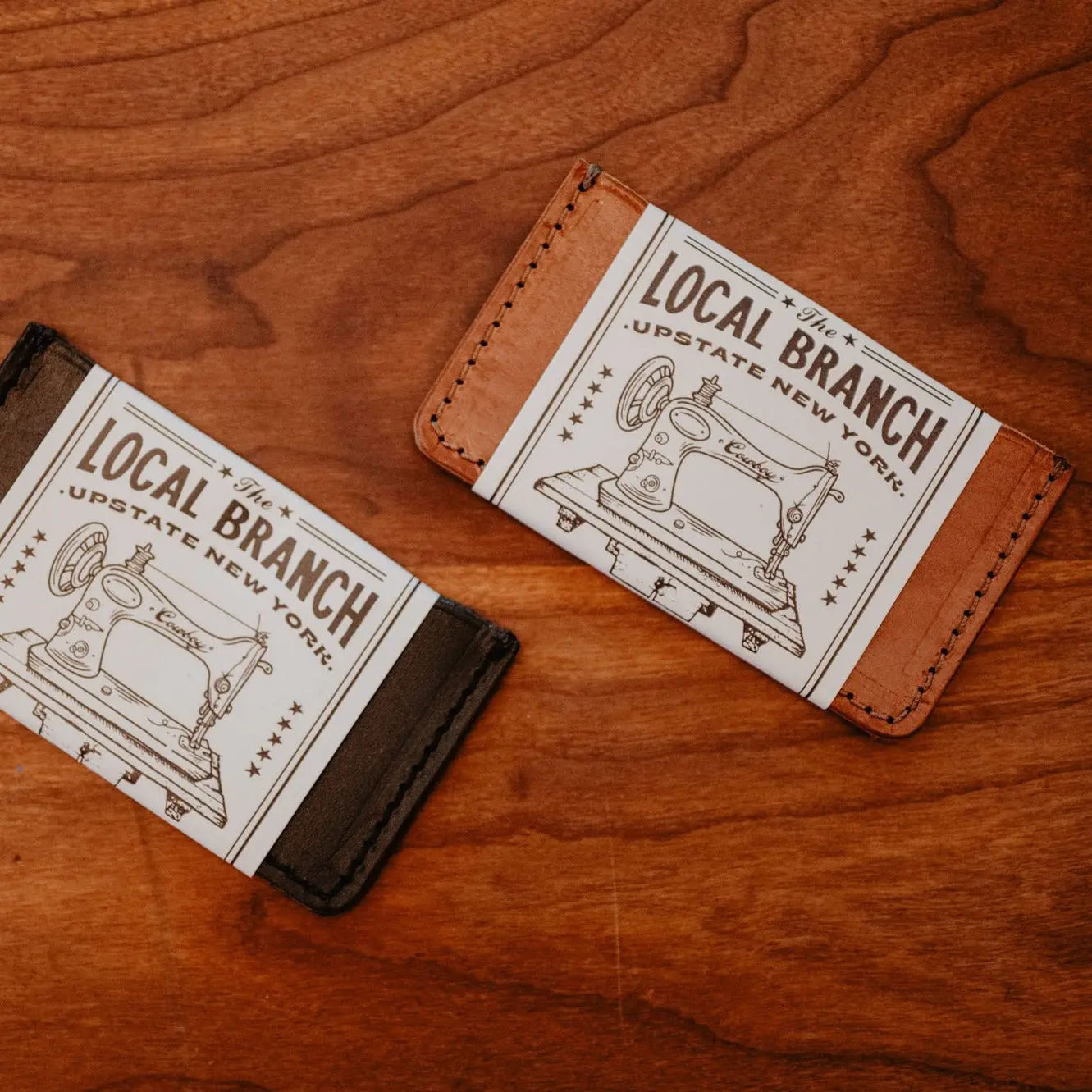 Leather Slip Wallet - USA Made - Late Sunday Afternoon