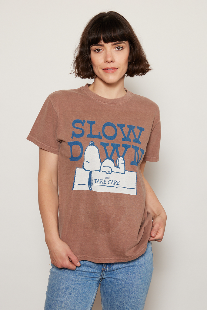 Peanuts Slow Down Tee People of Leisure