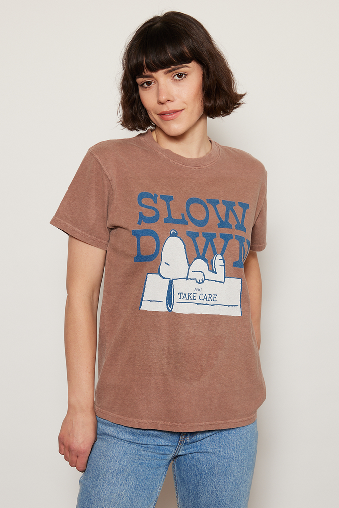 Peanuts Slow Down Tee People of Leisure